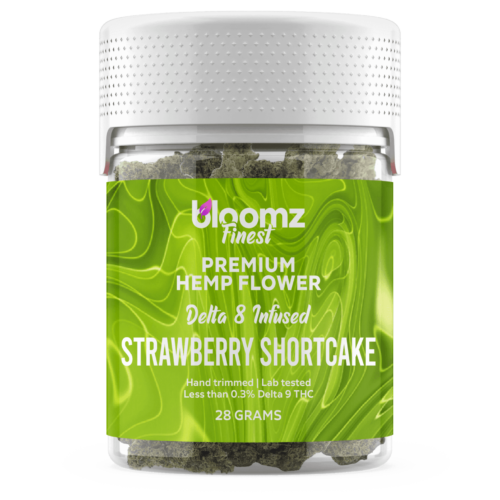 Delta 8 THC Flower – 28G – Strawberry Shortcake