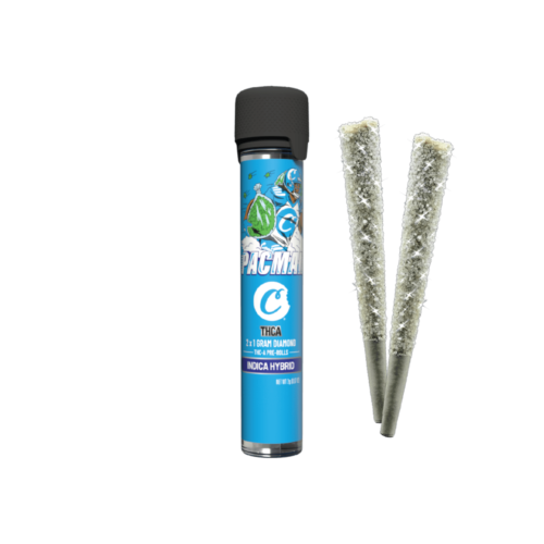 THCA Pre-Rolls with THCA Diamonds – Cookies – PacMan