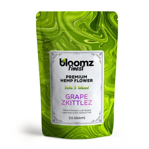 Delta 8 THC Flower – 7G – Grape Zkittlez
