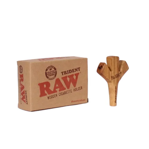 RAW Wooden Trident Cigarette Holder