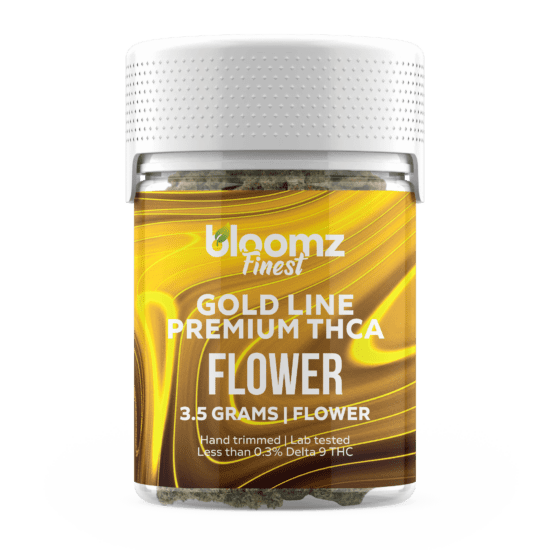 THCA Flower – Exotics – Gold Line – 28G – Mochi