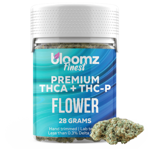 THCA + THC-P Flower – 28G – Wedding Cake