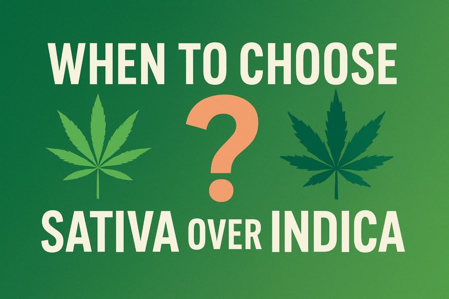 When to Choose Sativa Over Indica