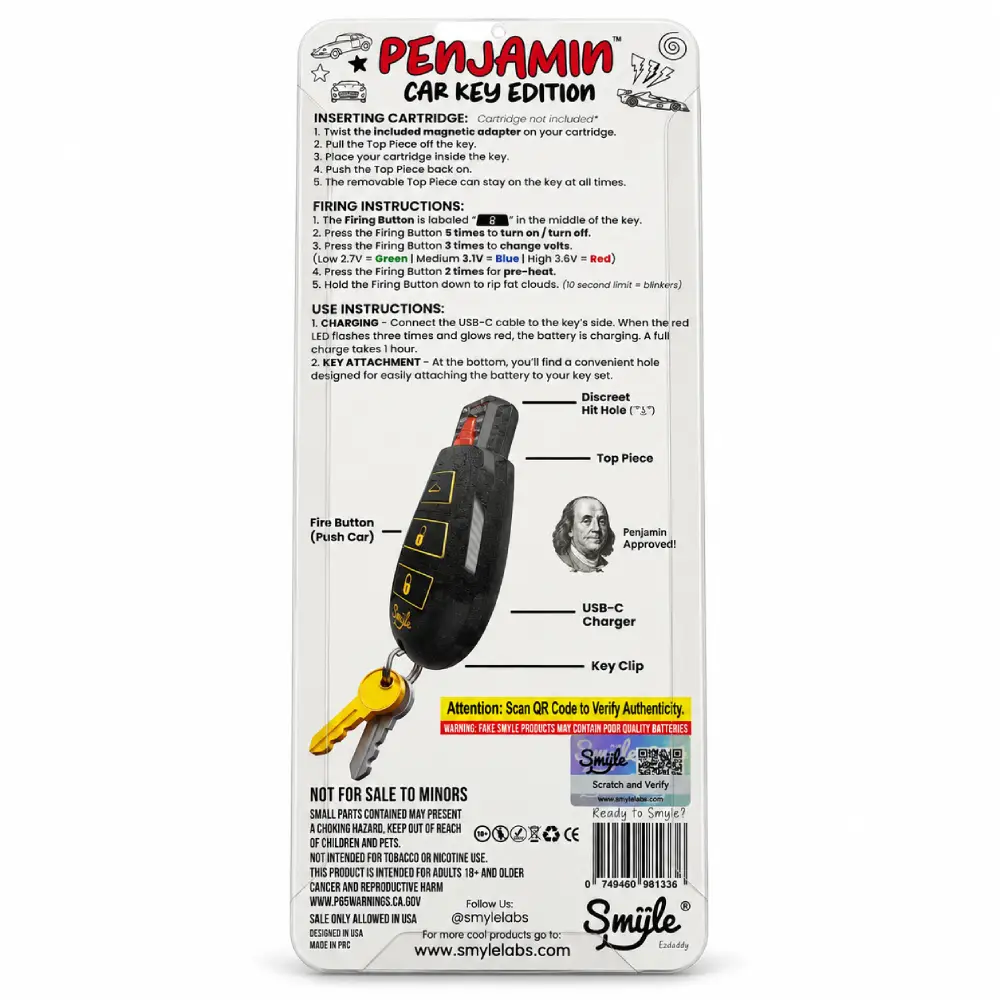 Penjamin Car Key Hidden Battery For Carts - Image 2