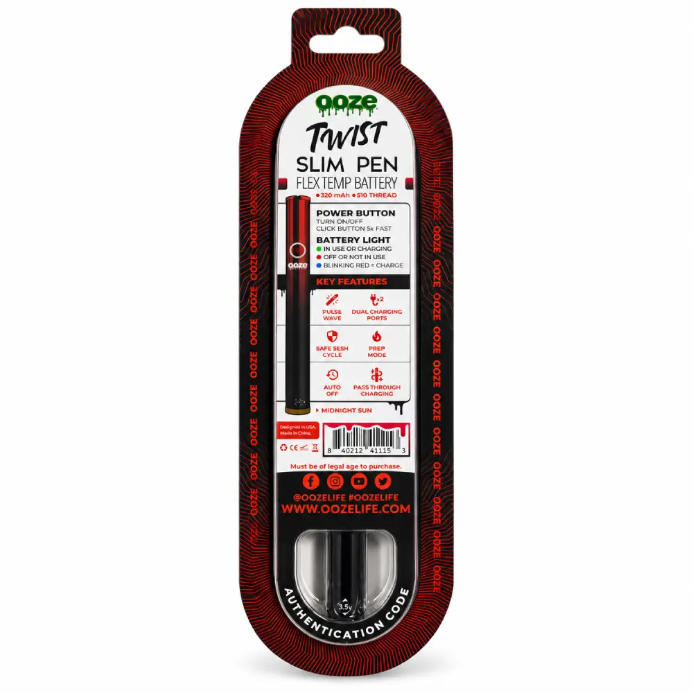 Ooze Slim Twist Pen 2.0 Vape Battery - Image 2