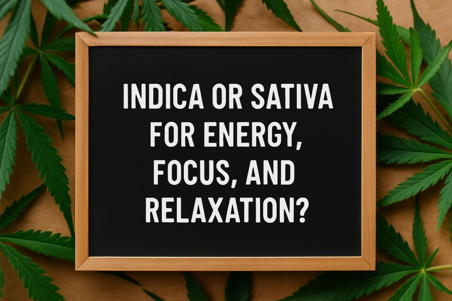 Indica or Sativa for Energy, Focus, and Relaxation?