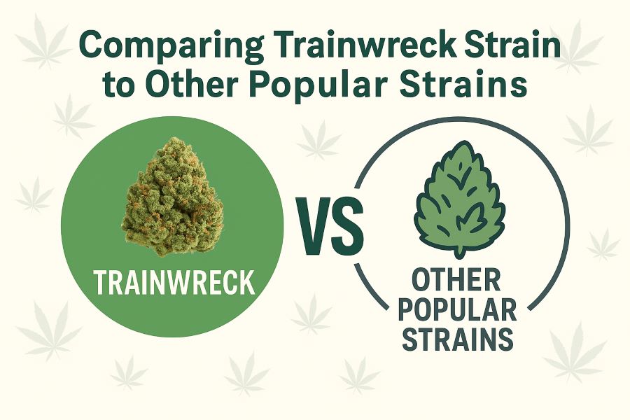 Comparing Trainwreck Strain to Other Popular Strains