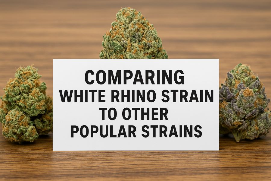 Comparing White Rhino Strain to Other Popular Strains